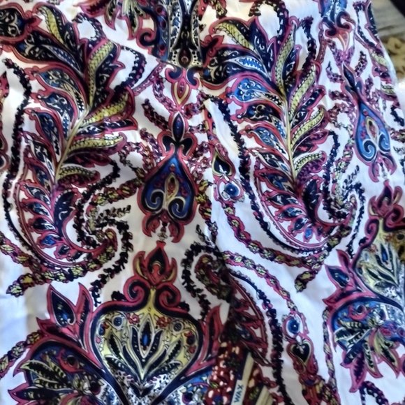 Hot pink combo capri pants - Picture 2 of 3